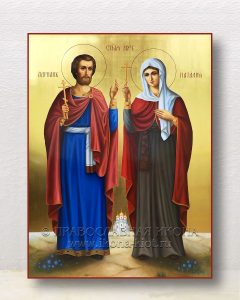 Икона «Адриан и Наталия, святые мученики» Миасс