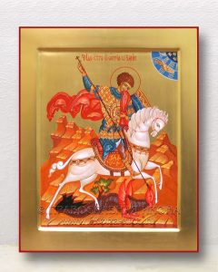 Икона «Георгий Победоносец (чудо о змие)» (образец №21) Миасс